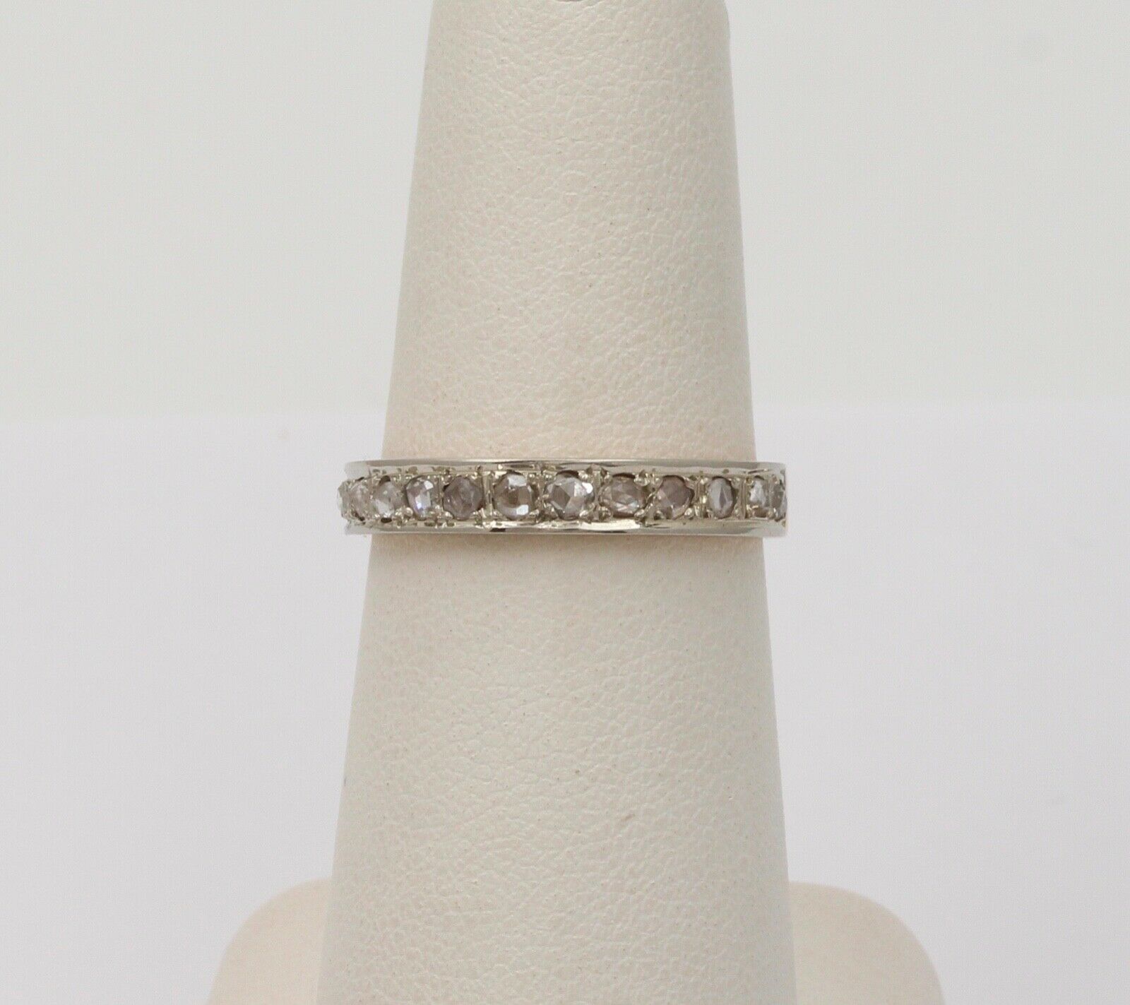 Vintage Emerald Cut Rubies 14K Yellow Gold Wedding Band