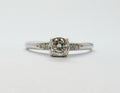 Art Deco Diamond 14K White Gold Engagement Ring
