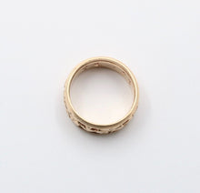 Load image into Gallery viewer, Art Deco Orange Blossom 14K Yellow Gold Wedding Band
