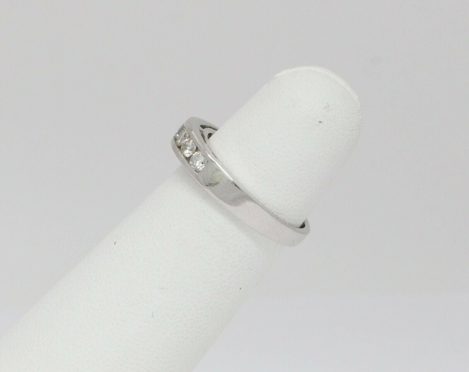 Vintage Platinum Diamond Wedding Band Ring