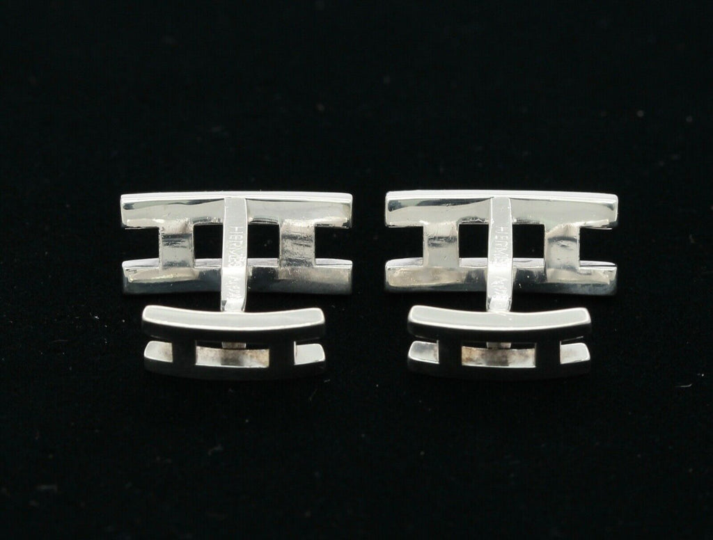 HERMÈS Sterling Parallele Cufflinks 925