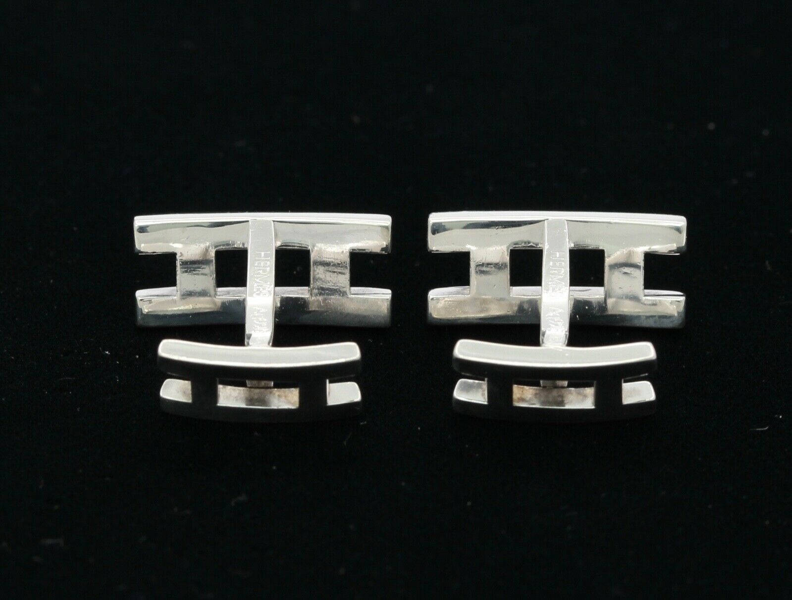 HERMÈS Sterling Parallele Cufflinks 925