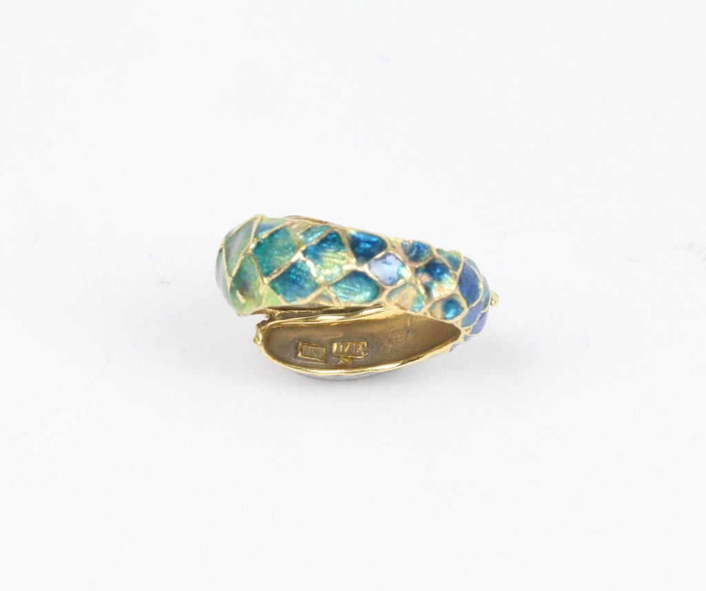 Vintage Sea Serpent 18K Unisex Ring
