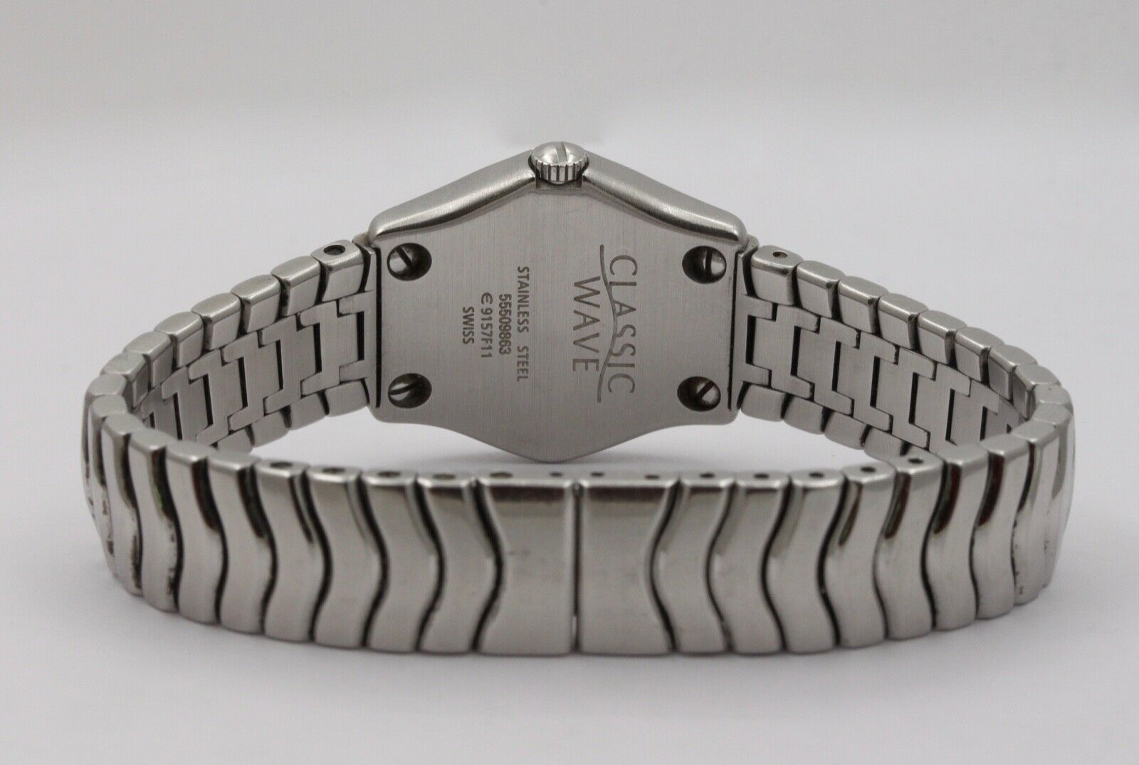 A Classic Ebel Woman's 27 mm face Stainless Steel Classic Wave Watch