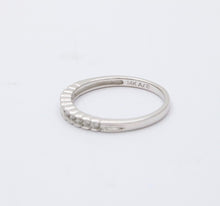 Load image into Gallery viewer, Vintage 14K Gold Half Eternity Diamond Ring Band
