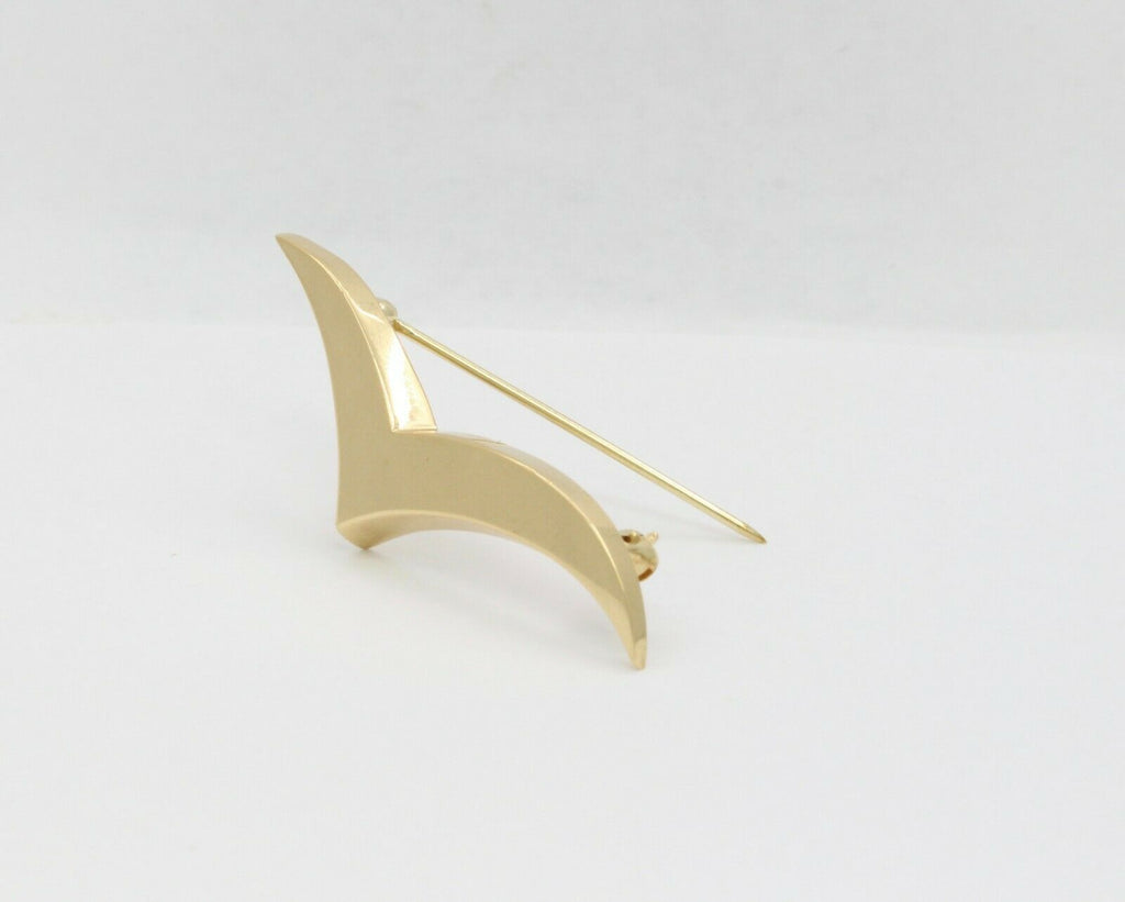 Vintage Tiffany & Co 18K Yellow Gold Seagull Brooch