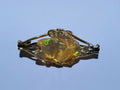 Tiffany and Co. Fire Opal 14K Yellow Gold Vintage Brooch Pin