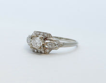 Load image into Gallery viewer, Art Deco 18K White Gold Diamonds Ring
