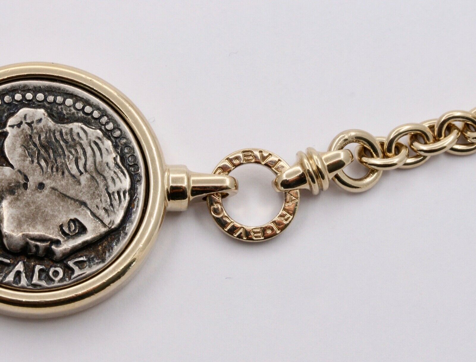 Bvlgari Monete Coin FOB Chain Clasp