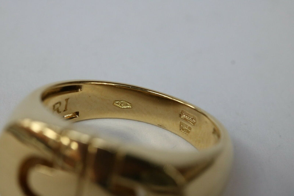 Vintage Bulgari Parentesi 18K Yellow Gold Ring