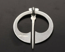 Load image into Gallery viewer, Cool Vintage English Moving Silver Sigil Brooch
