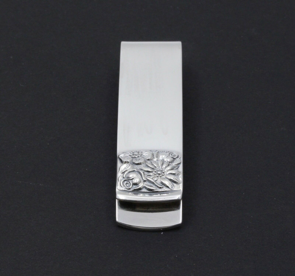 Vintage Heavy Towle “Contessina” 925 Sterling Silver Money Clip
