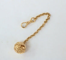 Load image into Gallery viewer, Victorian Gold Ball Watch Fob Charm Pendant
