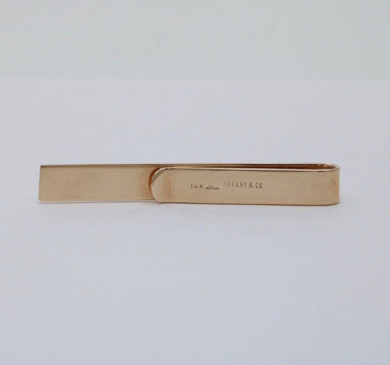 Vintage Tiffany & Co 14K Yellow Gold Tie Clip