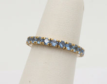 Load image into Gallery viewer, Vintage Spinel 18K Yellow Gold Eternity Stacking Wedding Band
