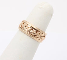 Load image into Gallery viewer, Art Deco Orange Blossom 14K Yellow Gold Wedding Band
