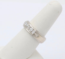 Load image into Gallery viewer, Vintage .97 carats Diamond Half Eternity Wedding Ring Band
