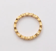 Load image into Gallery viewer, The Classic 18K Yellow Gold Diamond Eternity Ring , Wedding Band.
