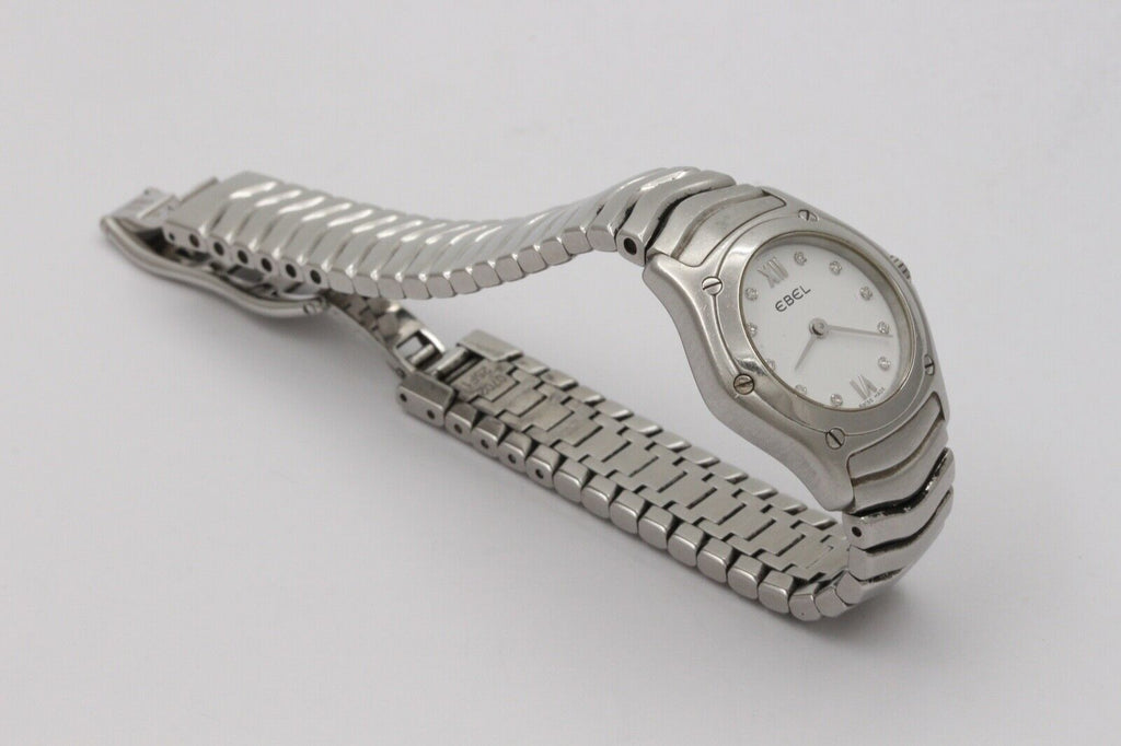 A Classic Ebel Woman's 27 mm face Stainless Steel Classic Wave Watch
