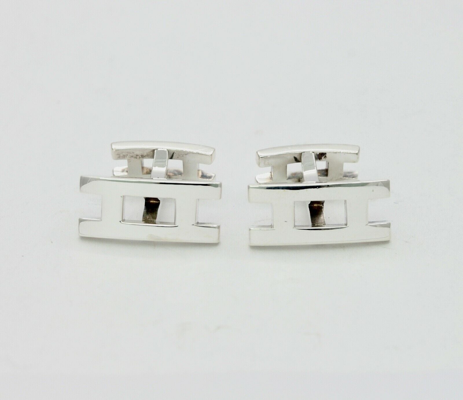 HERMÈS Sterling Parallele Cufflinks 925