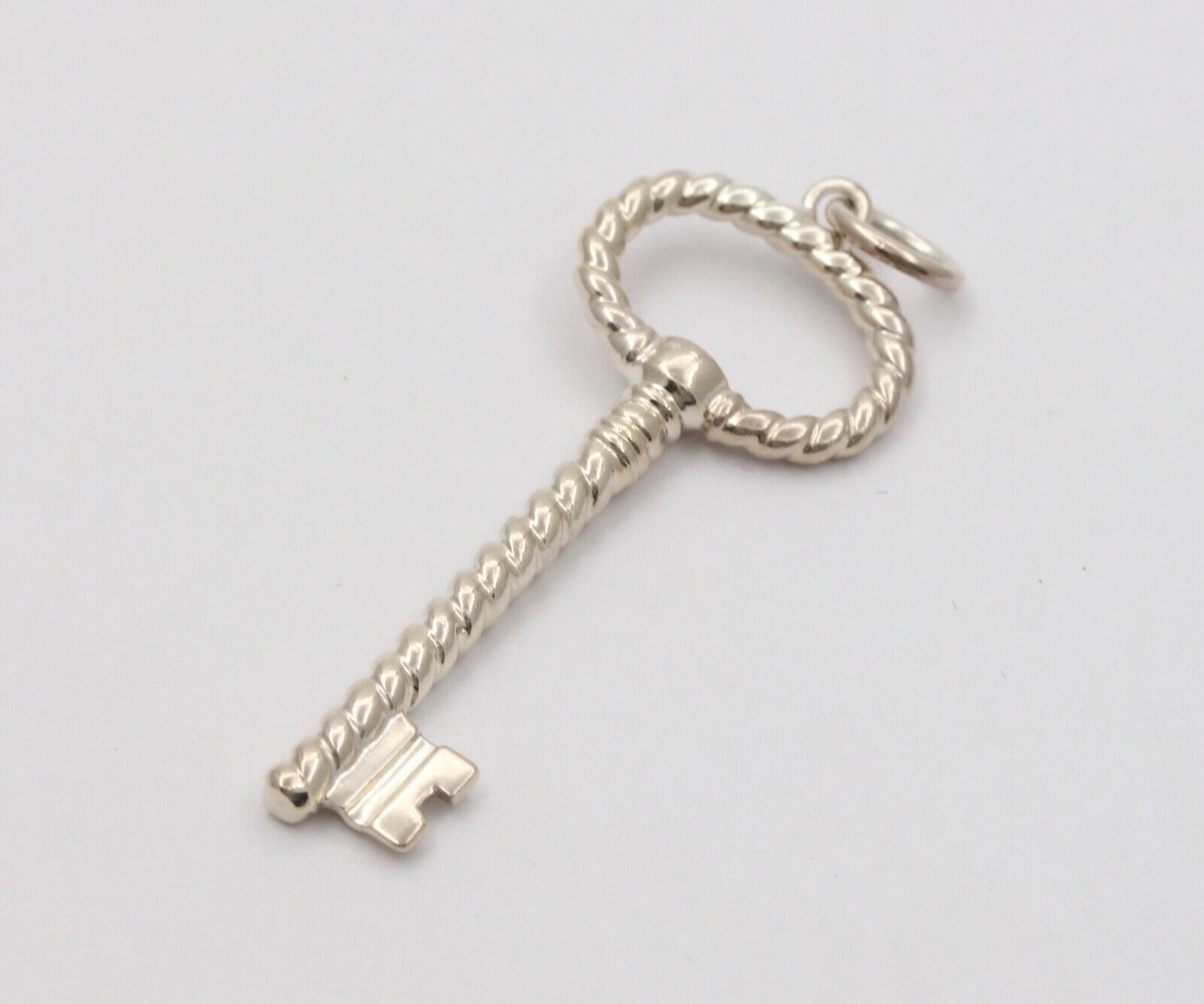 Tiffany and Co. Italy Key Pendant 925 Sterling Silver