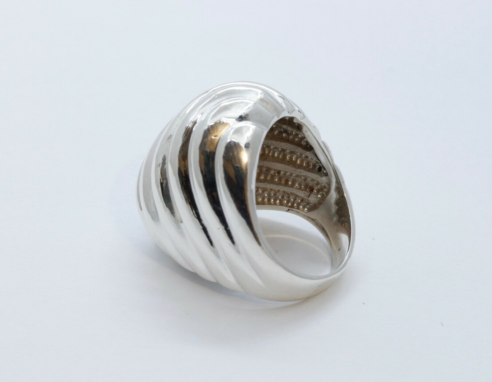Vintage Tiffany and Co. Scallop Ring 925 Sterling Silver