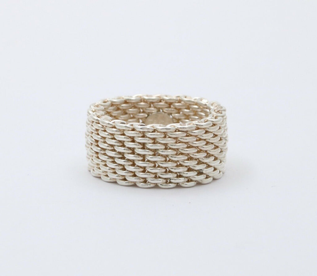 Tiffany and Co. Somerset Mesh Ring