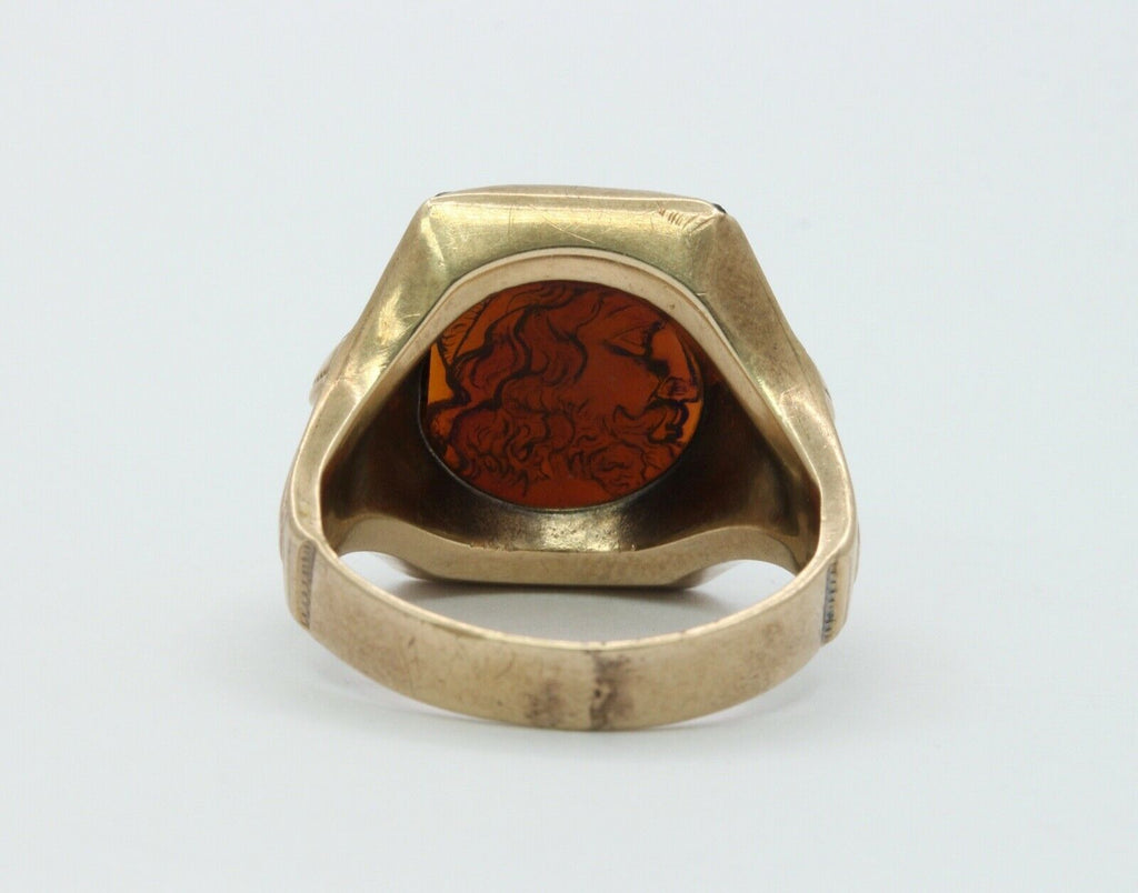 Otsby Barton 10K Yellow Gold Carnelian Ring