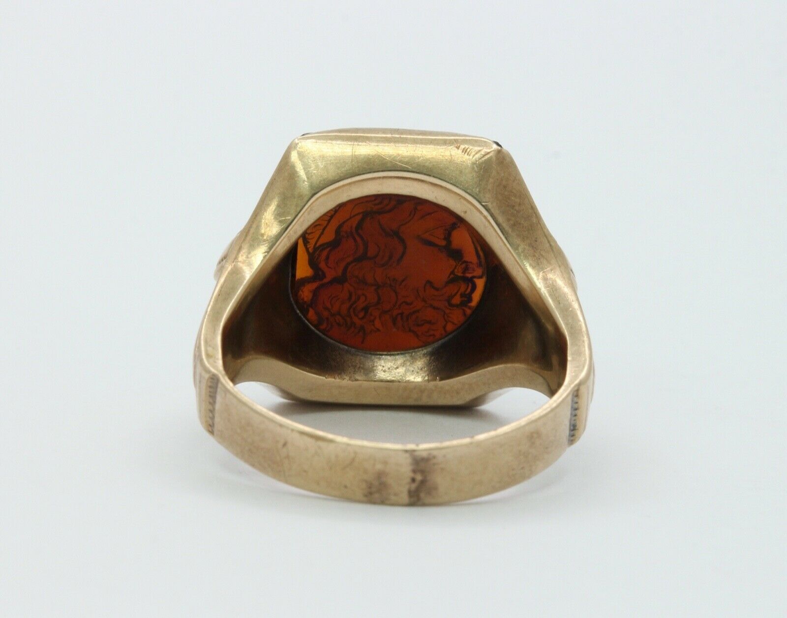 Otsby Barton 10K Yellow Gold Carnelian Ring