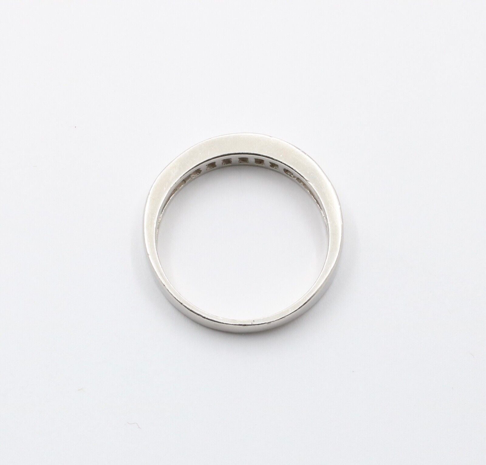 Vintage Men's Diamonds Platinum Ring Band