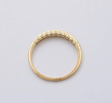 Load image into Gallery viewer, Vintage Diamonds 14K Yellow Gold Wedding Stacking Band Ring
