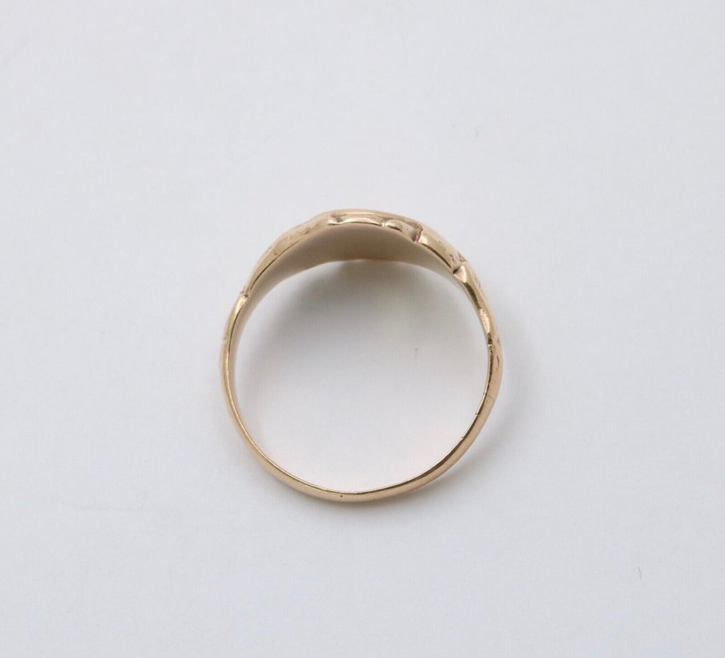 Victorian Signet 10K Yellow Gold Ring