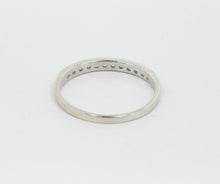 Load image into Gallery viewer, Vintage Ladies Stackable Diamonds Platinum Wedding Band Ring
