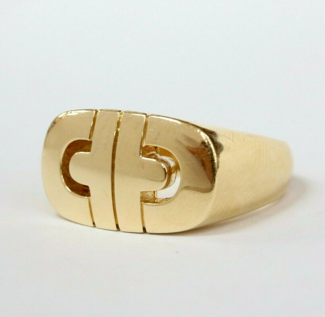 Vintage Bulgari Parentesi 18K Yellow Gold Ring