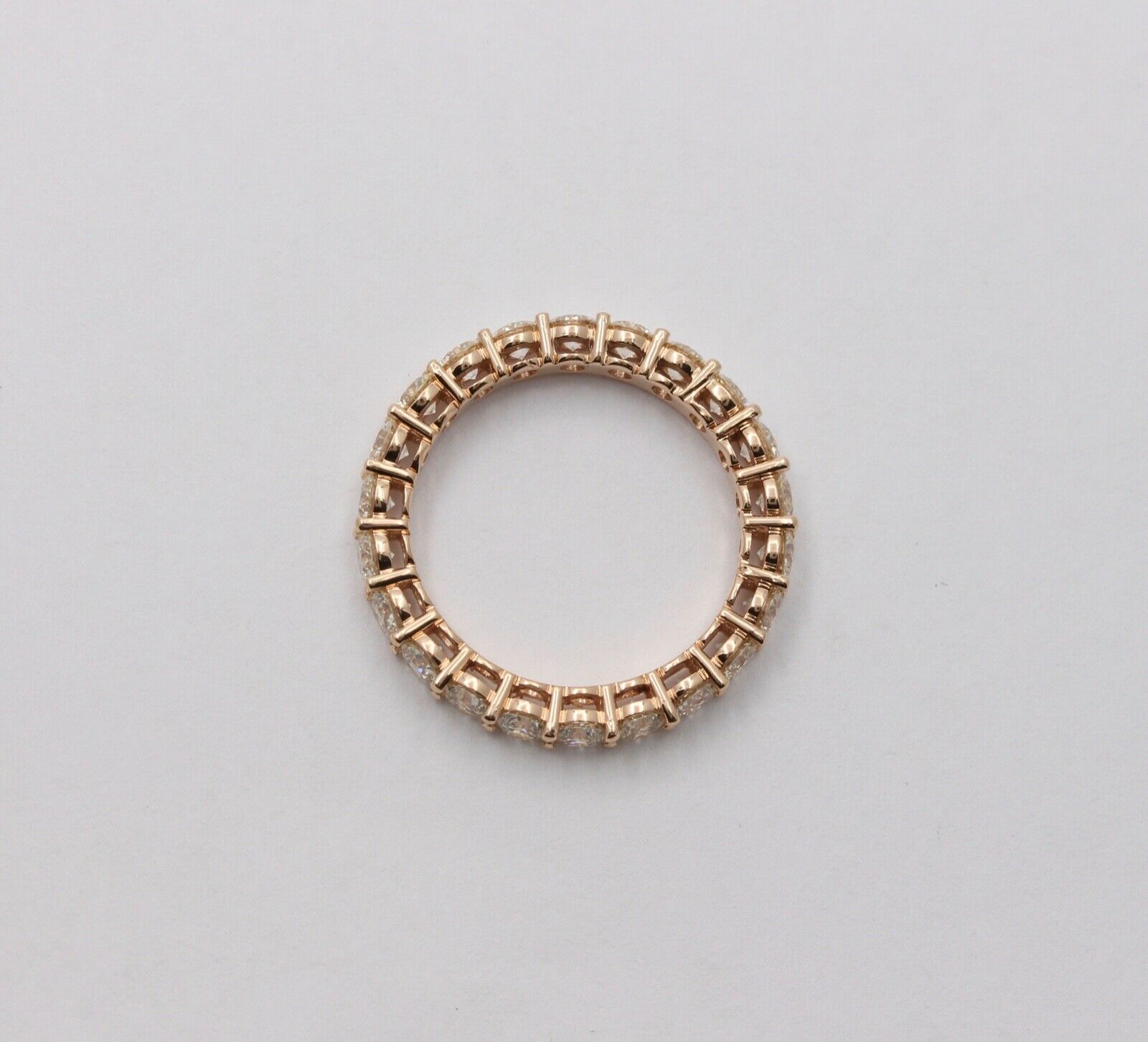 Tiffany and Co. Diamond 18K Yellow Gold Vintage Eternity Band