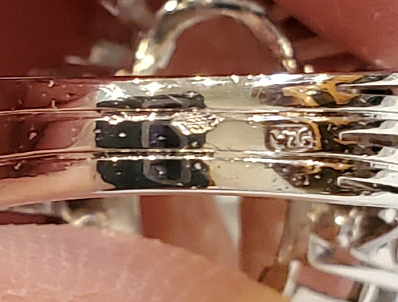 Vintage Aquamarine Diamonds 14K White Gold Ring