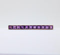 Victorian Emerald Cut Amethyst 14K Yellow Gold Bar Pin Brooch