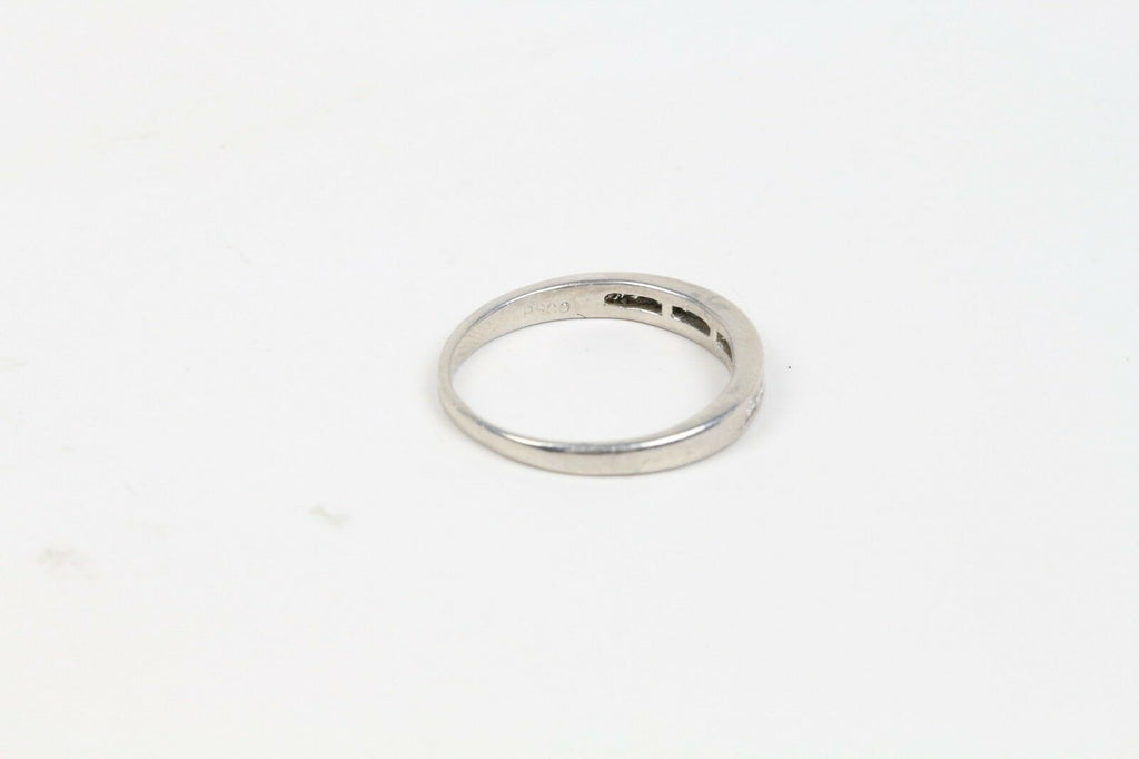 Vintage Platinum Diamond Wedding Band  Ring