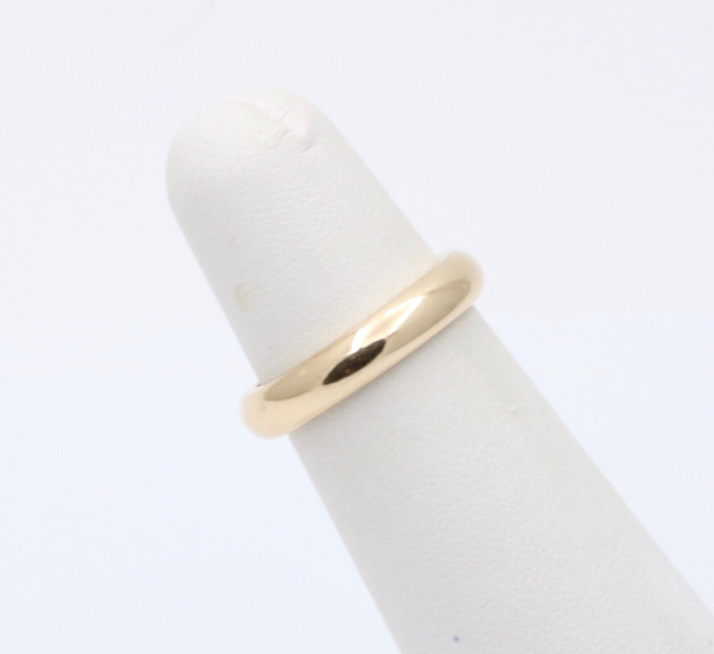 Tiffany Forever Wedding Band Ring in Yellow Gold, 4 mm Wide