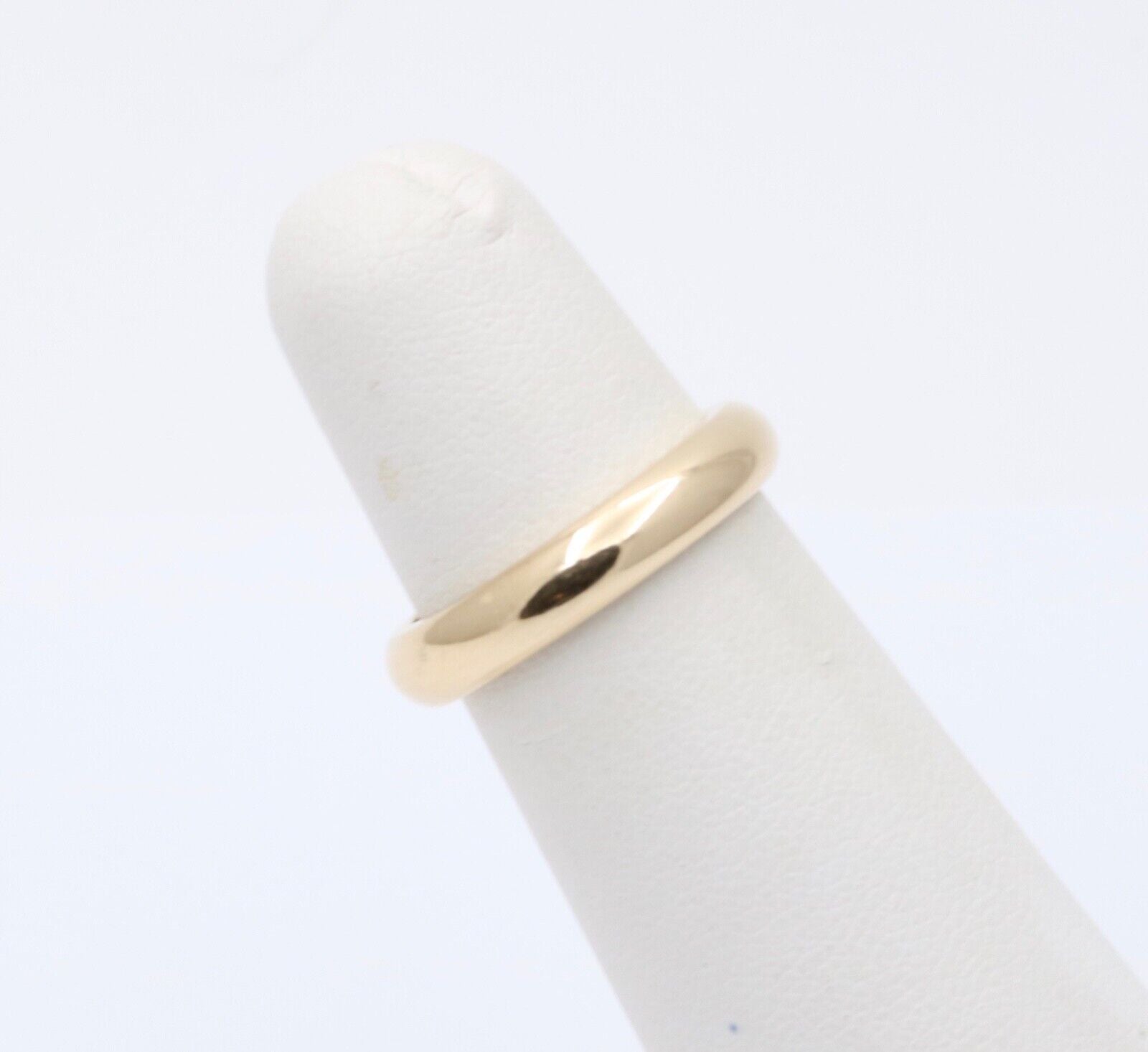 Tiffany Forever Wedding Band Ring in Yellow Gold, 4 mm Wide
