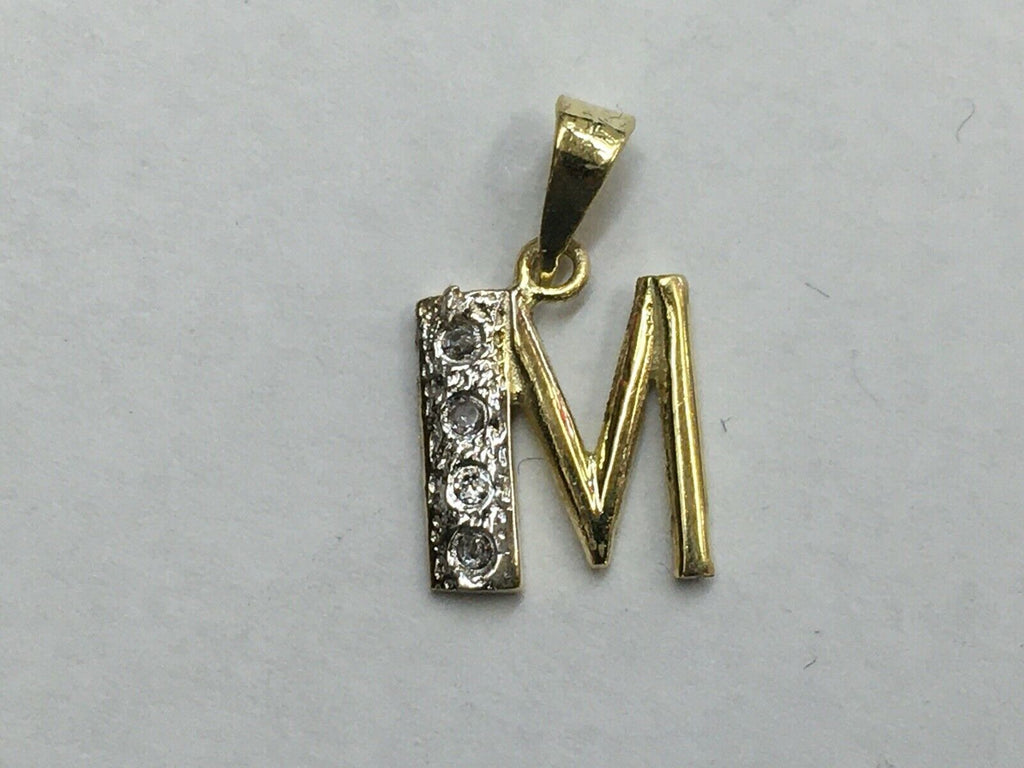 Cute Vintage "M" Pendant