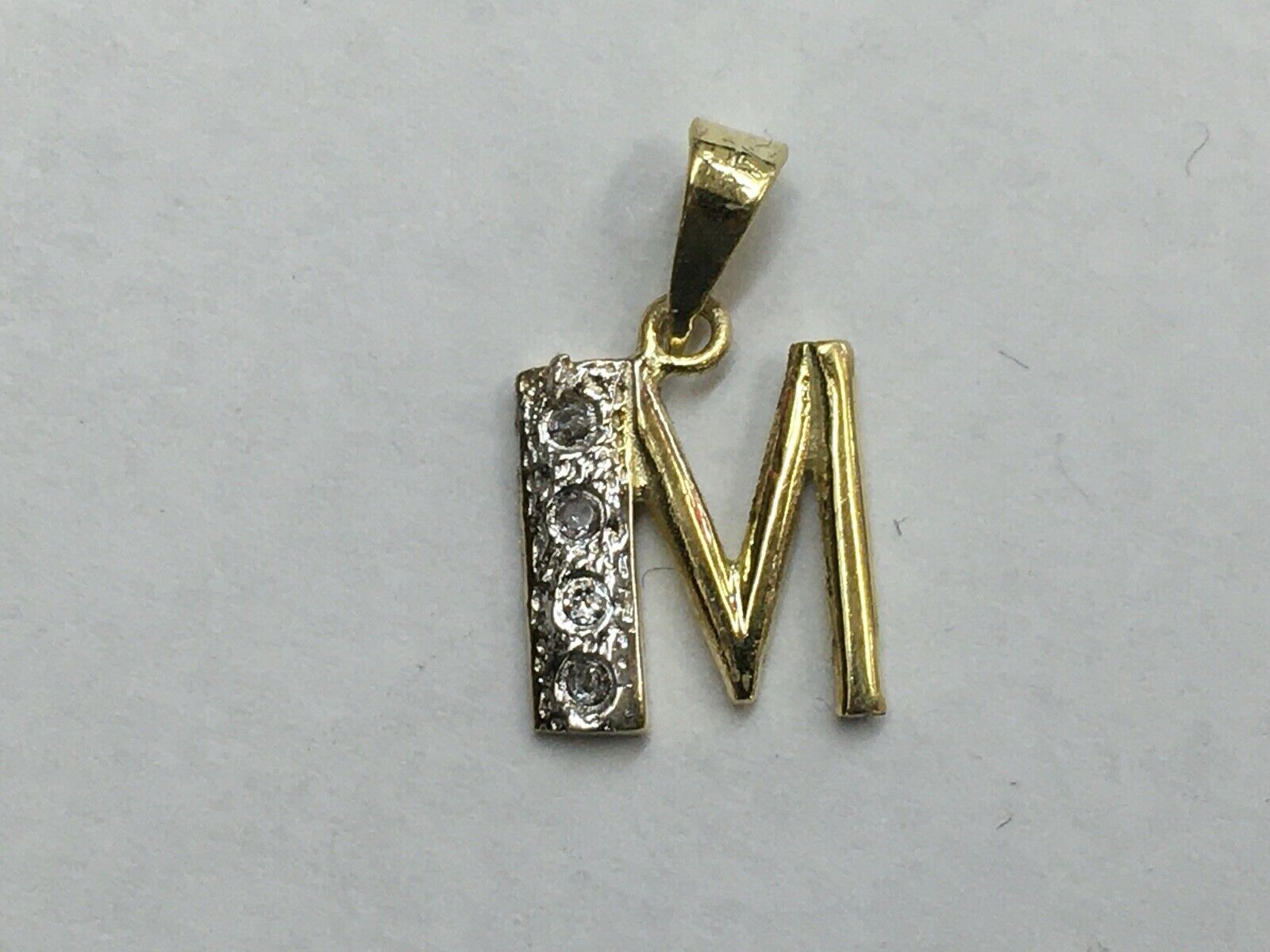 Cute Vintage "M" Pendant