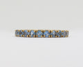 Vintage Spinel 18K Yellow Gold Eternity Stacking Wedding Band