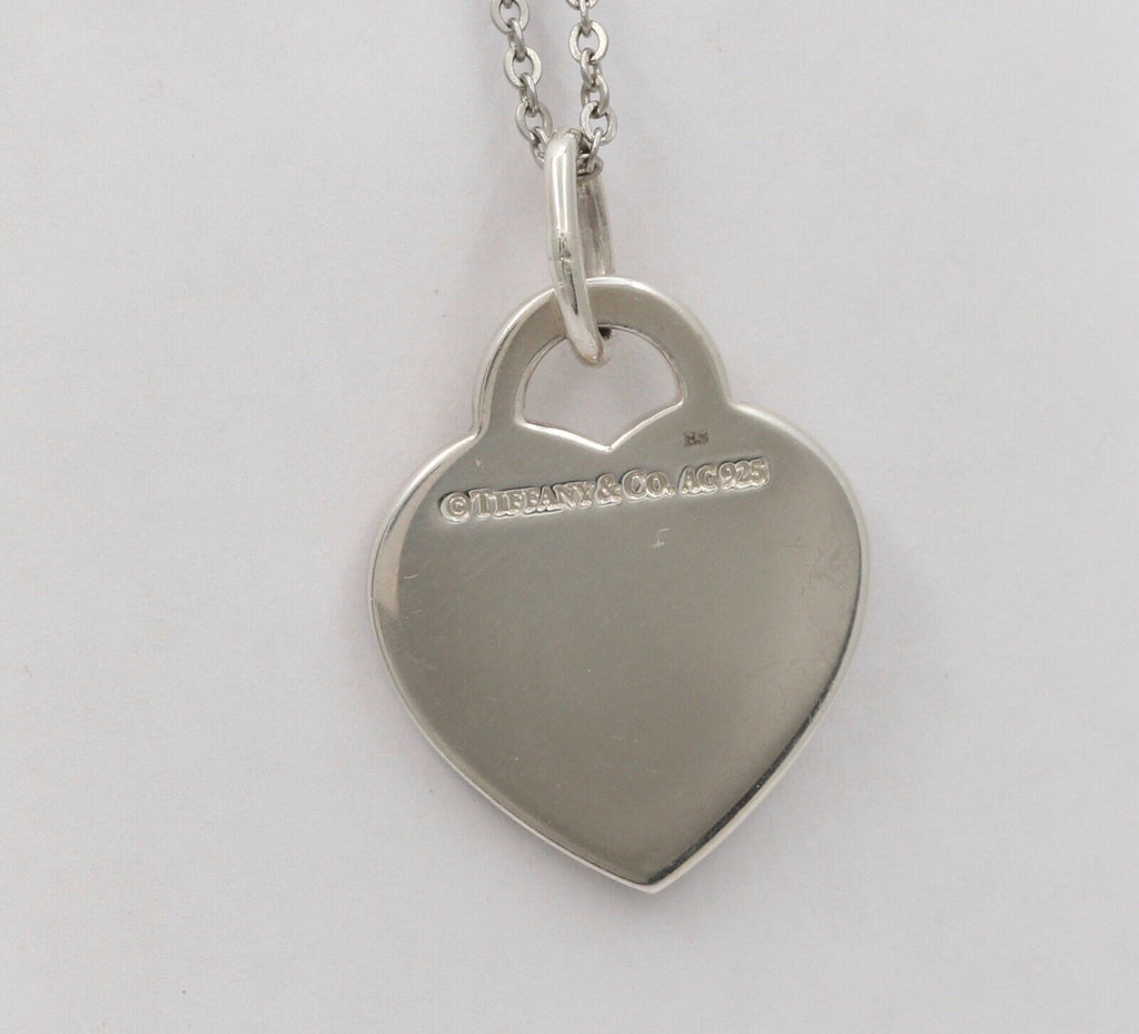 Tiffany and Co. Splash Heart Tag Charm Pendant