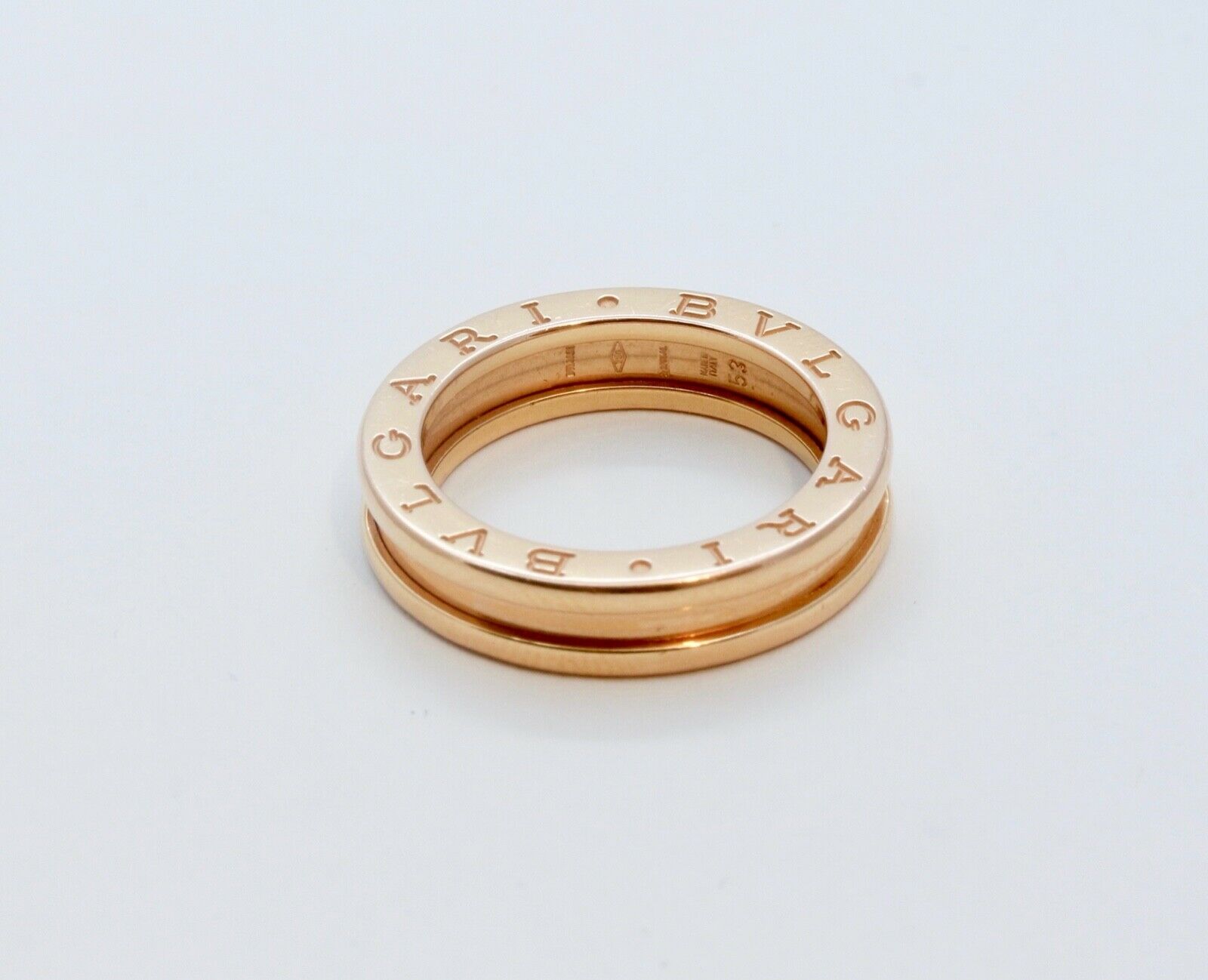 Bvlgari 18K Rose Gold B.Zero 1 Ring