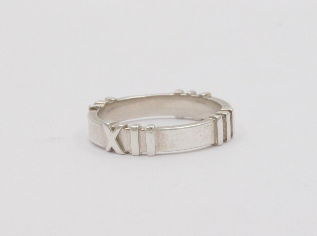 Tiffany and Co. Atlas Ring Band 925 Sterling Silver