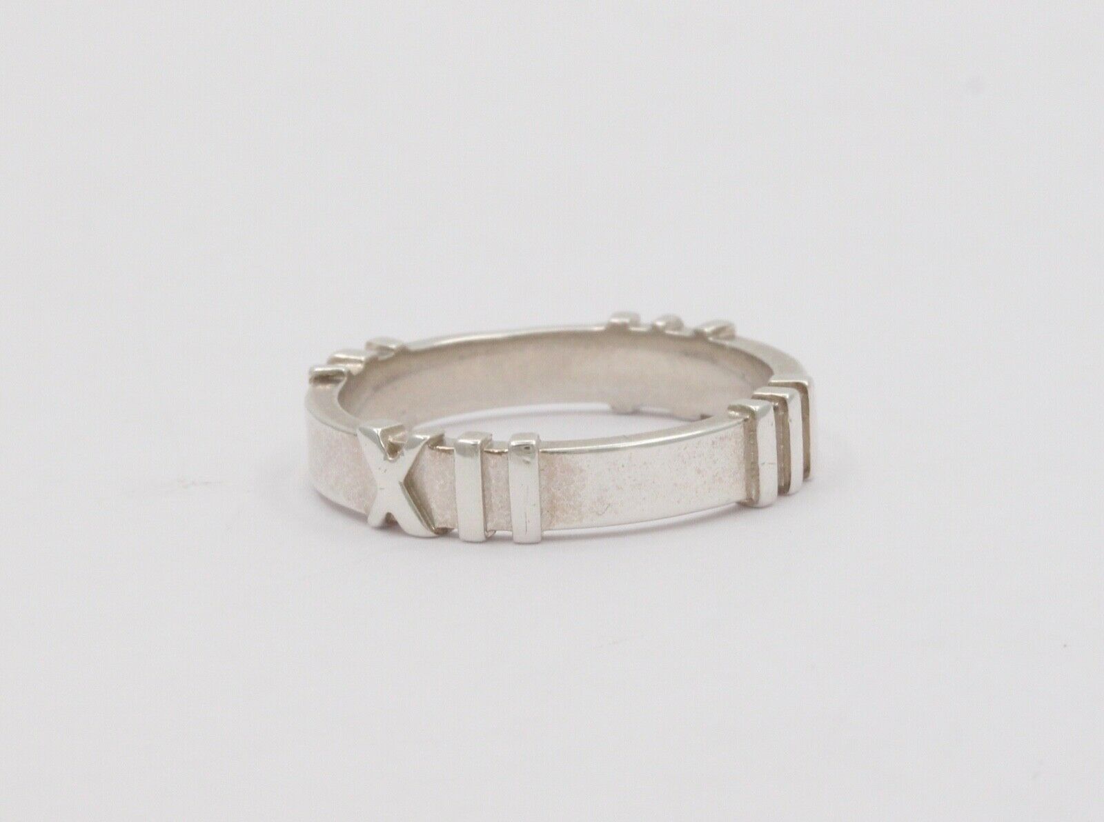 Tiffany and Co. Atlas Ring Band 925 Sterling Silver