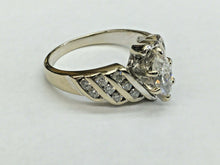 Load image into Gallery viewer, Vintage Ladies Diamonds 14K White Gold Engagement Ring
