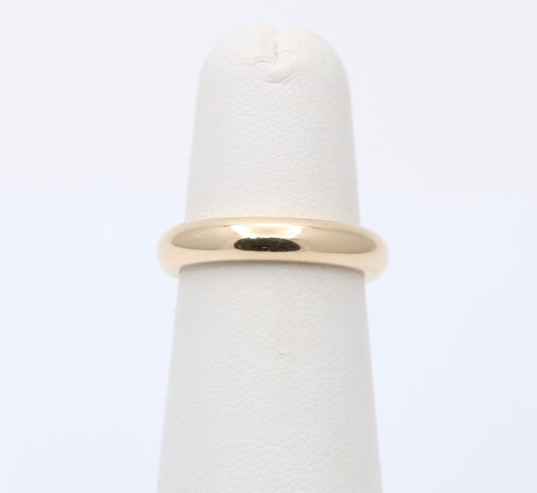 Tiffany Forever Wedding Band Ring in Yellow Gold, 4 mm Wide