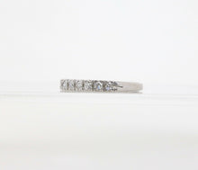 Load image into Gallery viewer, Vintage Platinum Diamond Wedding Band
